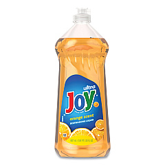 Joy Ultra Orange Dishwashing Liquid, Orange, 30 oz Bottle, 10/Carton (43603)