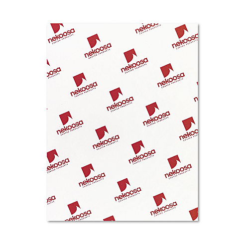 Nekoosa Fast Pack Digital Carbonless Paper, 1-Part, 8.5 x 11, White, 500 Sheets/Ream, 5 Reams/Carton (17393)