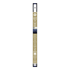 GE 18" T8/T12, 15 W, T8 Tube, 11 W, Bright White, 6/Carton (37176)