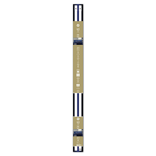 GE 48" T8/T12, 40 W, T8 Tube, 15 W, Bright White, 6/Carton (37167)