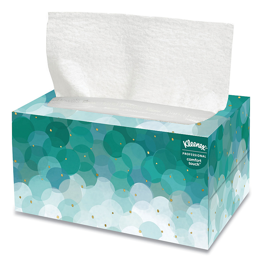 Kleenex Ultra Soft Hand Towels, POP-UP Box, 9 x 10, White, 70/Box (11268)