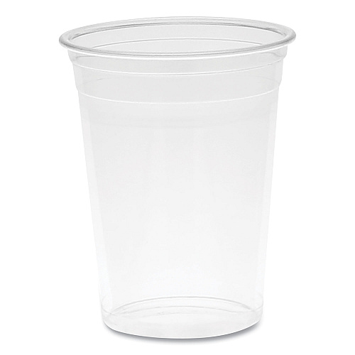 Rpet Cold Cup, 10 Oz, Clear, Houston Logo, 900/carton