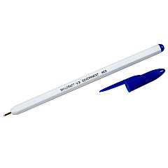 AbilityOne 7520010589977 SKILCRAFT Ballpoint Pen, Stick, Medium 1 mm, Blue Ink, White Barrel, Dozen