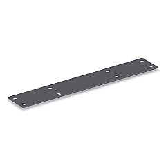 HON Mod Flat Bracket to Join 24"d Worksurfaces to 30"d Worksurfaces to Create an L-Station, Graphite (PLFB24)