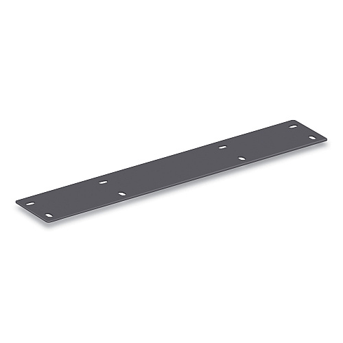 HON Mod Flat Bracket to Join 24"d Worksurfaces to 30"d Worksurfaces to Create an L-Station, Graphite (PLFB24)