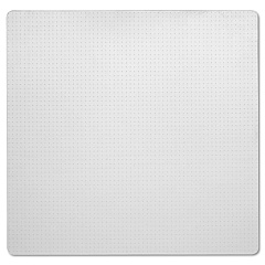 AbilityOne 7220001516518, SKILCRAFT PVC Chair Mat, Low-to-Medium Pile Carpet, 60 x 60, Clear