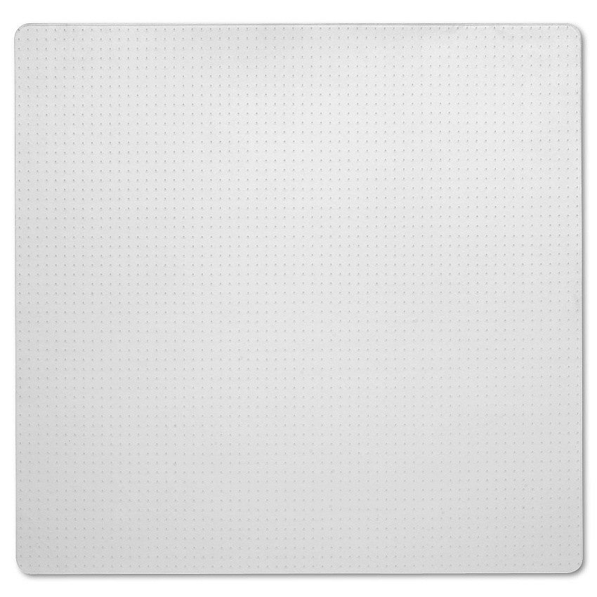 AbilityOne 7220001516518, SKILCRAFT PVC Chair Mat, Low-to-Medium Pile Carpet, 60 x 60, Clear