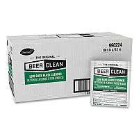 Diversey Beer Clean Glass Cleaner, Powder, 0.5 oz Packet, 100/Carton (990224)