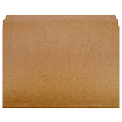 AbilityOne 7530002223443 SKILCRAFT Paperboard File Folder, Straight Tabs, Letter Size, 0.75" Expansion, Brown, 100/Box