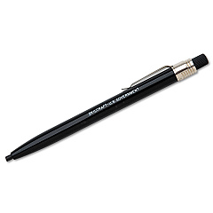 AbilityOne 7520002236672 SKILCRAFT China Marker Wax Pencil, Twist Action Mechanical, Black, Dozen
