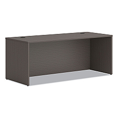 HON Mod Desk Shell, 72" x 30" x 29", Transparent Slate (LDS7230LS1)