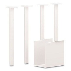 HON Coze Table Legs, 5.75 x 28, Designer White, 4/Pack (HLCPL29USPJW)