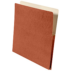 AbilityOne 7530002852915 SKILCRAFT File Jacket, 0.88" Expansion, Letter Size, Red
