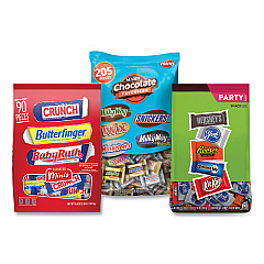 National Brand All Time Favorites Minis Mix, Hersheys/Mars/Nestle, 8.84 lbs Total, 3 Bag Bundle (600B0005)