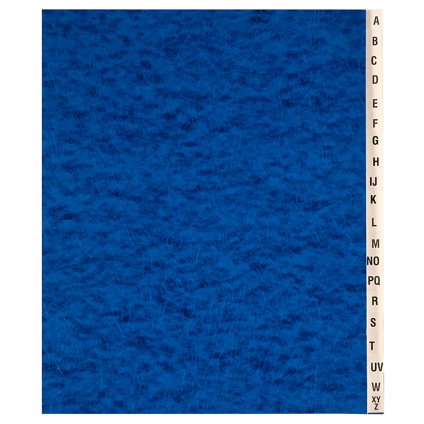 AbilityOne 7520002861726 SKILCRAFT File Sorter, 20 Dividers, Alpha, Letter-Size, Blue Cover