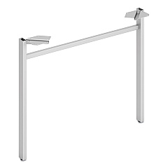 HON Mod U-Leg, 29.75" x 2" x 27.86", Silver (LPLLEG30USVR)