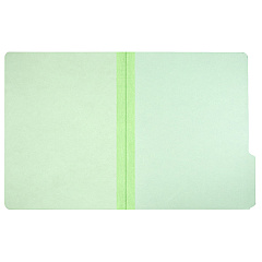 AbilityOne 7530002868570 SKILCRAFT Pressboard File Folder, 1/3-Cut Tabs: Assorted, Letter Size, 1" Expansion, Light Green, 100/Box
