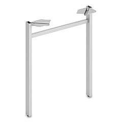 HON Mod U-Leg, 23.75" x 2" x 27.86", Silver (LPLLEG24USVR)