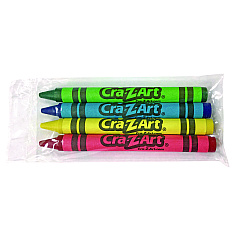 Cra-Z-Art Washable Crayons, Assorted, 4/Pack (10314200)
