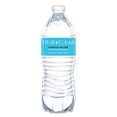 True Clear Purified Bottled Water, 16.9 oz Bottle, 24 Bottles/Carton, 84 Cartons/Pallet (TRC05L24PLT)