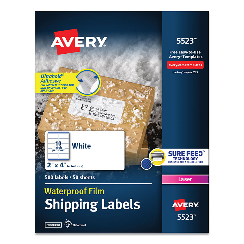 Avery 5523 Labels