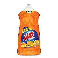 Ajax Dish Detergent, Liquid, Antibacterial, Orange, 52 oz, Bottle (49860)