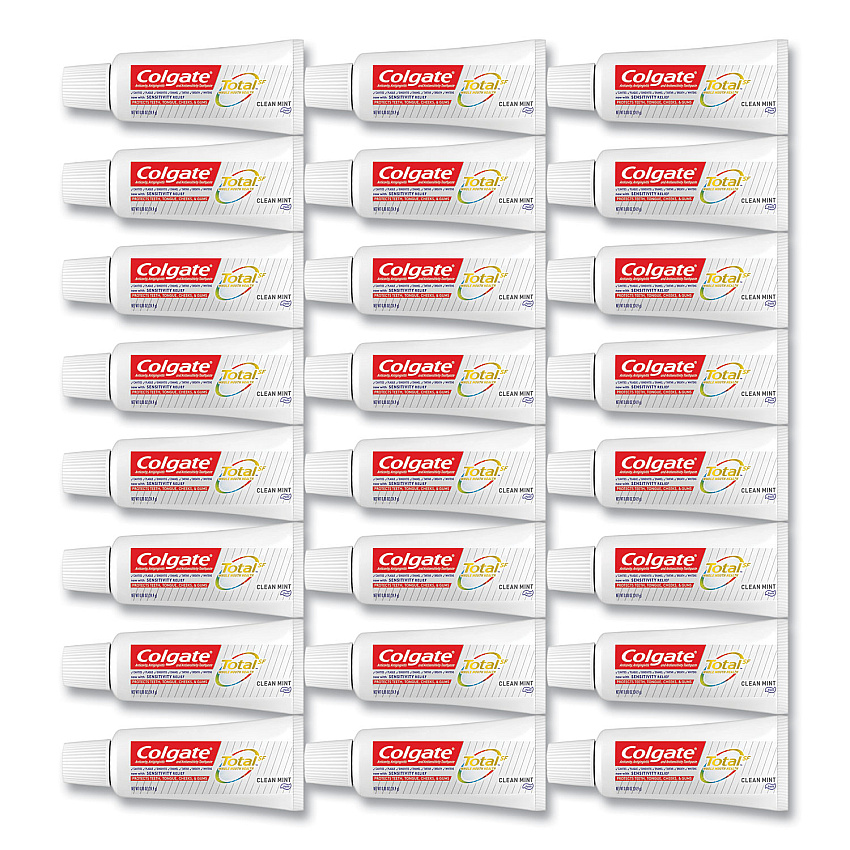 Colgate Total Toothpaste, Coolmint, 0.88 oz, 24/Carton (45986)