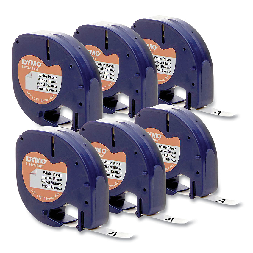 DYMO LetraTag Labelmaker 1/2" Paper Labels (2050826)