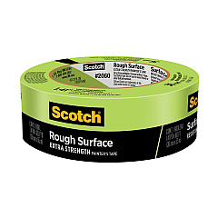 Scotch Rough Surface Extra Strength Painter's Tape, 3" Core, 1.41" x 60.1 yds, Green (206036AP)