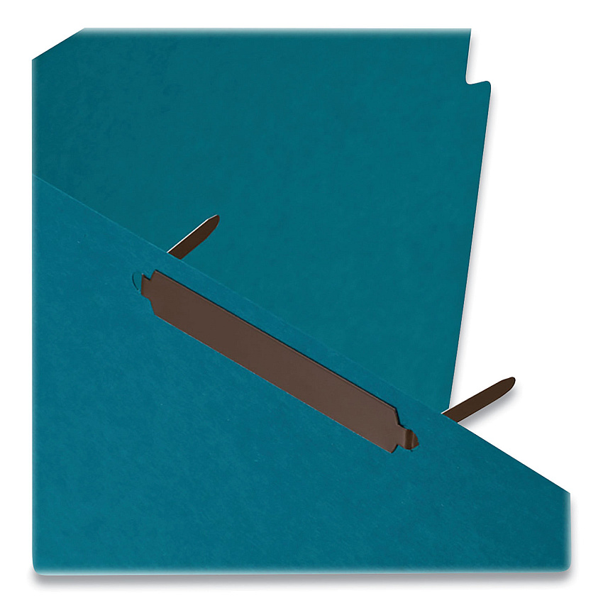 Officemate Self-Adhesive Folder Fasteners, 2" Capacity, 2.75" Center to Center, Brown, 100/Box (99876)