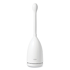 OXO Good Grips Nylon Toilet Brush with Canister, White (12241600)