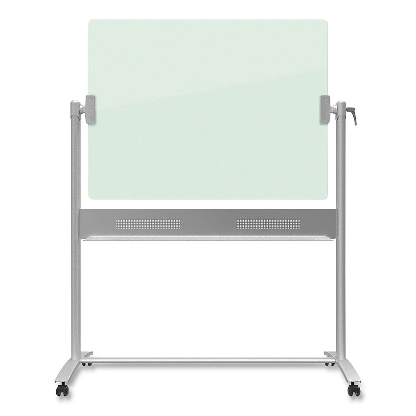 Quartet Infinity Glass Dry-Erase Board Presentation Easel, 24 x 36, White Surface, Frameless (ECM43G)