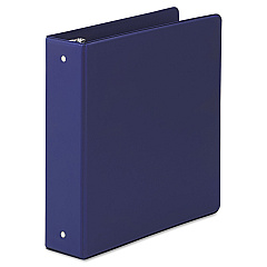 AbilityOne 7510014316236 SKILCRAFT Round Ring Binder, 3 Rings, 2" Capacity, 11 x 8.5, Dark Blue