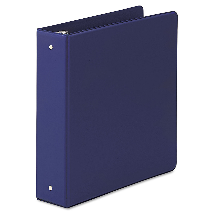 AbilityOne 7510014316236 SKILCRAFT Round Ring Binder, 3 Rings, 2" Capacity, 11 x 8.5, Dark Blue
