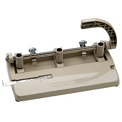AbilityOne 7520014316251 SKILCRAFT Heavy-Duty Three-Hole Punch, 13/32" Holes, 28-Sheet, Black