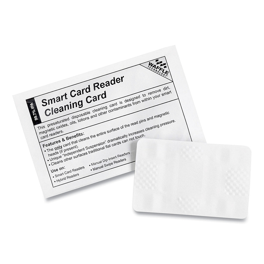 TST/Impreso, Inc. Magnetic Card Reader Cleaning Cards, 2.1" x 3.35", 40/Box (2392)