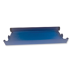 CONTROLTEK Metal Coin Tray, Nickels, Stackable, 3.5 x 10 x 1.75, Blue (560066)