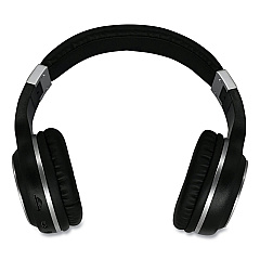 Morpheus 360 SERENITY Stereo Wireless Headphones with Microphone, 3 ft Cord, Black/Silver (HP5500B)
