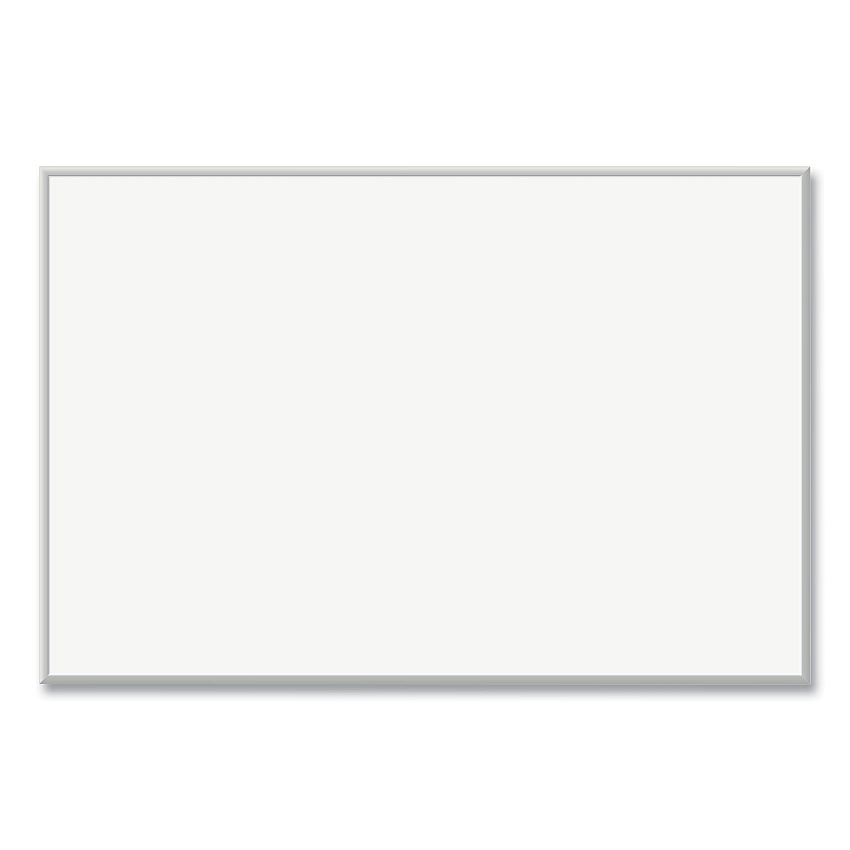 U Brands Magnetic Dry Erase Board with Aluminum Frame, 72 x 48, White Surface, Silver Frame (073U0001)