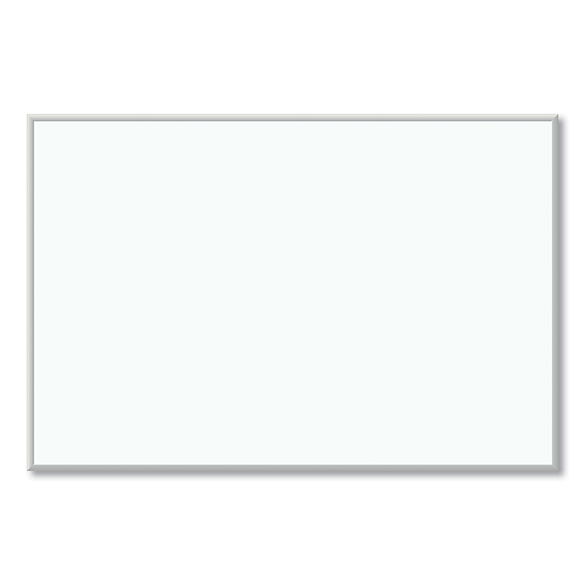 U Brands Melamine Dry Erase Board, 72 x 48, White Surface, Silver Frame (033U0001)