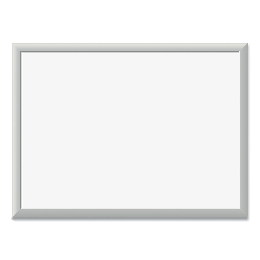 U Brands Magnetic Dry Erase Board with Aluminum Frame, 24 x 18, White Surface, Silver Frame (070U0001)