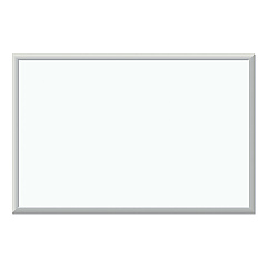 U Brands Melamine Dry Erase Board, 36 x 24, White Surface, Silver Frame (031U0001)