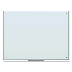 U Brands Glass Dry Erase Board, 48 x 36, White Surface (121U0001)