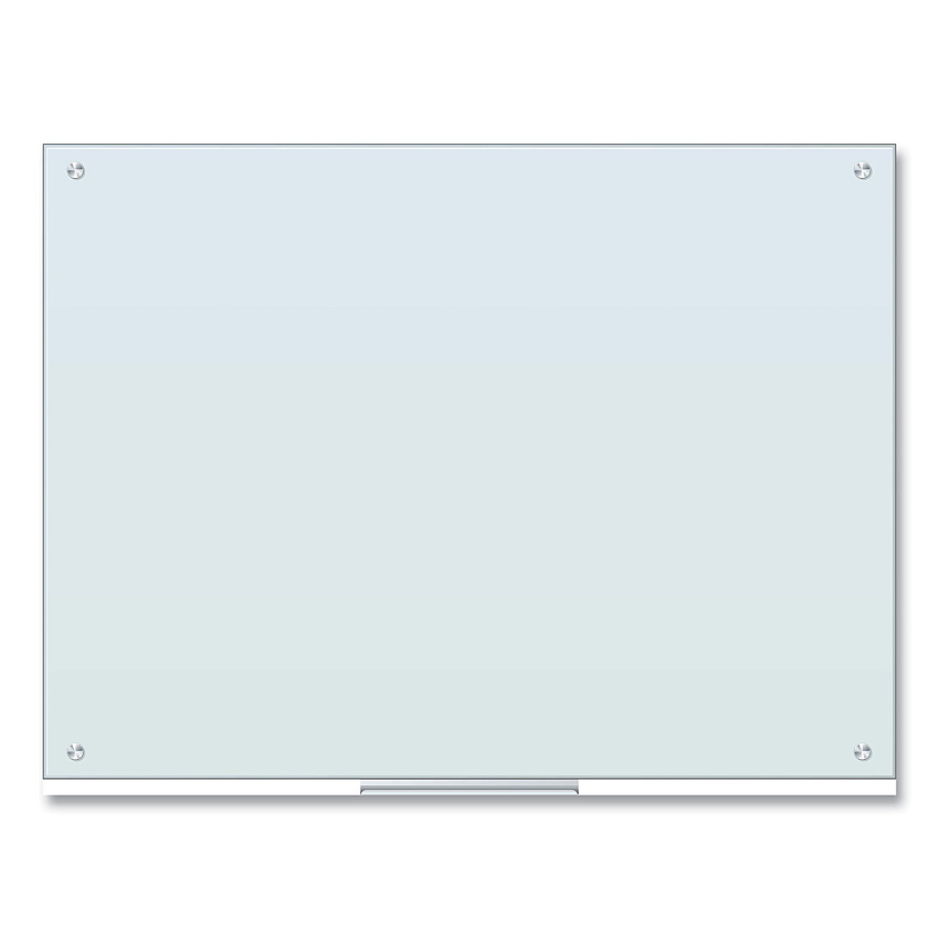 U Brands Glass Dry Erase Board, 48 x 36, White Surface (121U0001)
