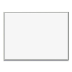 U Brands Magnetic Dry Erase Board with Aluminum Frame, 48 x 36, White Surface, Silver Frame (072U0001)