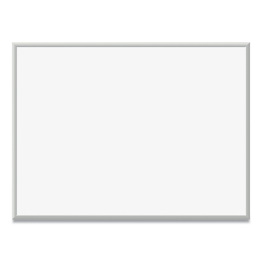 U Brands Magnetic Dry Erase Board with Aluminum Frame, 48 x 36, White Surface, Silver Frame (072U0001)