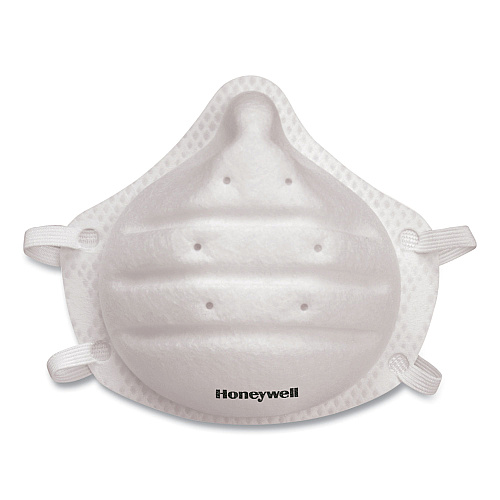 Honeywell ONE-Fit N95 Single-Use Molded-Cup Particulate Respirator, White, 10/Pack (DC300N95)