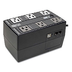 Tripp Lite ECO Series Energy-Saving Standby UPS, USB, 6 Outlets, 350 VA, 316 J (ECO350UPS)
