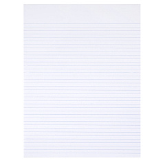 AbilityOne 7530015167581 SKILCRAFT Writing Pad, Narrow Rule, 100 White 8.5 x 11 Sheets, Dozen