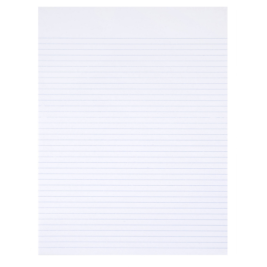 AbilityOne 7530015167581 SKILCRAFT Writing Pad, Narrow Rule, 100 White 8.5 x 11 Sheets, Dozen